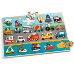 Puzzle en bois "Vroom"
