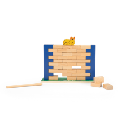 Mur vacillant en bois "Les...
