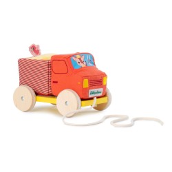 Camion benne en bois à tirer