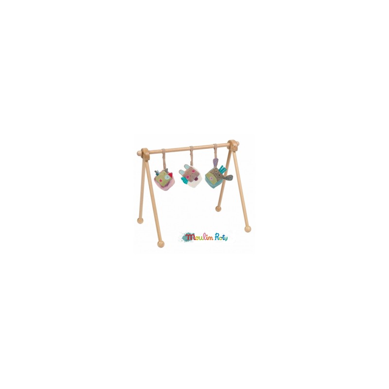Portique bois naturel du Moulin Roty