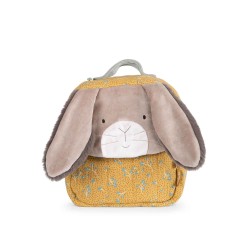 Sac à dos lapin ocre "Trois...