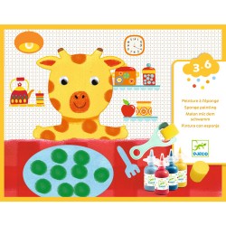 Peinture à l'éponge "Les...