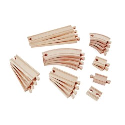 coffret de rails en bois...