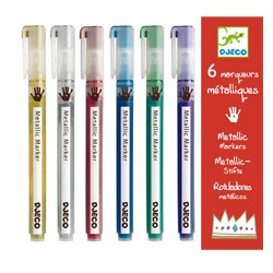 Coffret 6 Marqueurs métalliques