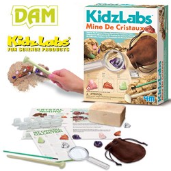 Mine de cristaux Kidzlabs 4M de Dam