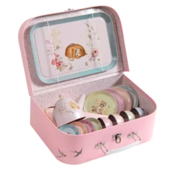 Valise dinette thé en métal...