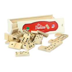 Jeu de dominos en bois